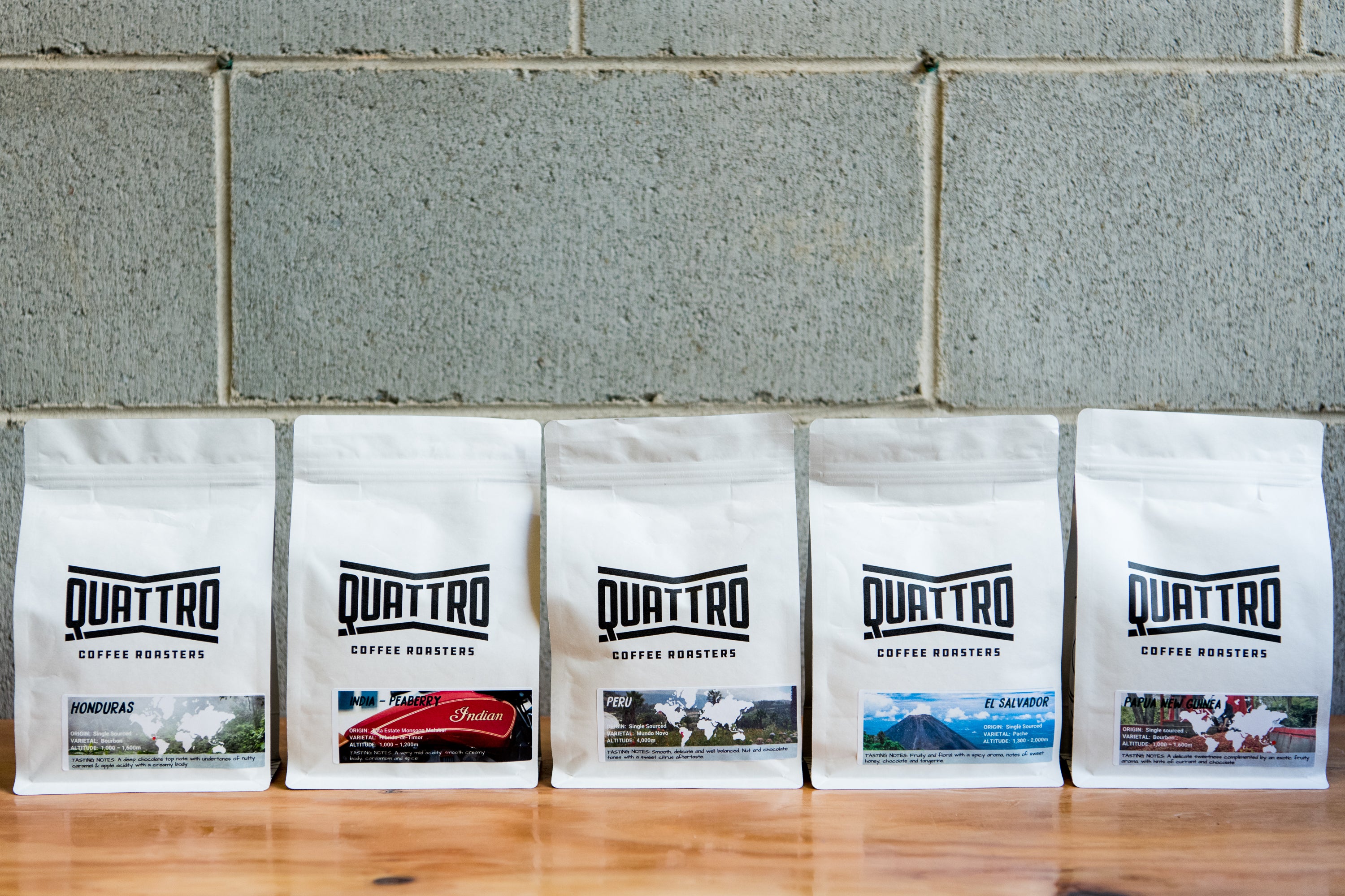 Quattro Specialty Coffee Whole beans 250g Bag
